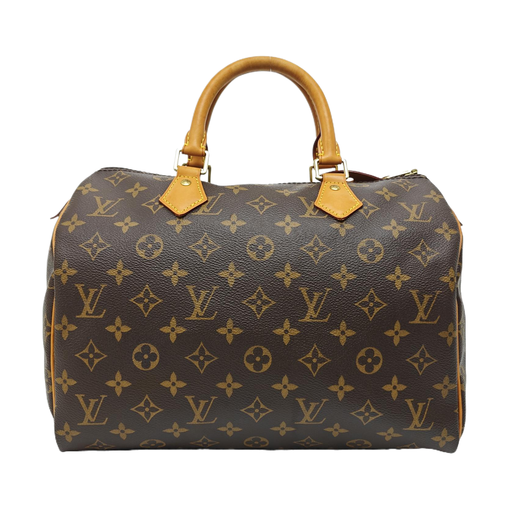 SPEEDY 30 Monogram Coated Canvas Brown