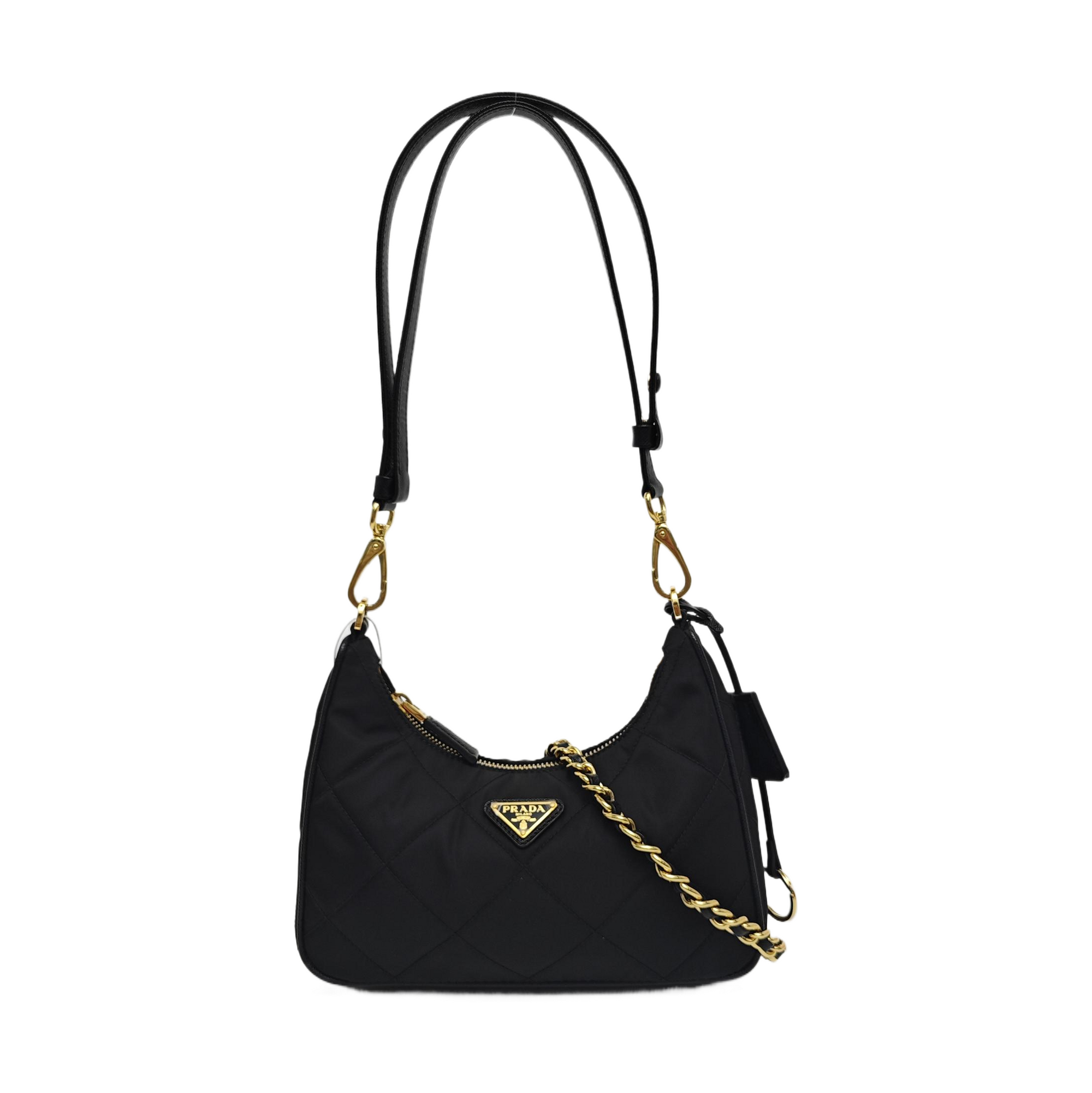 Re-Edition Mini Quilted Nylon Black
