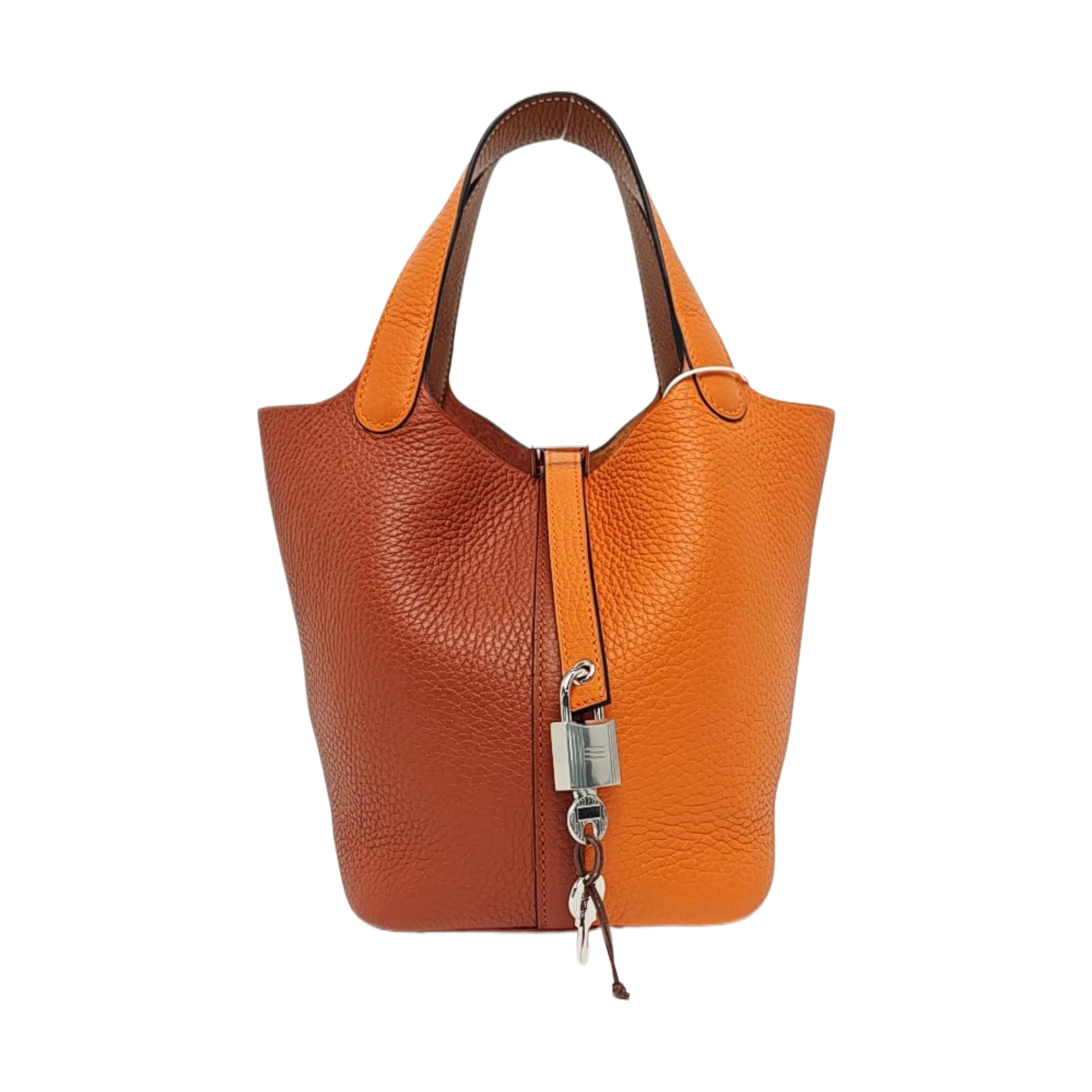 Authenticated pre-owned  Picotin Lock 18 Clemence Multicolor - Bucket Bag at Looply