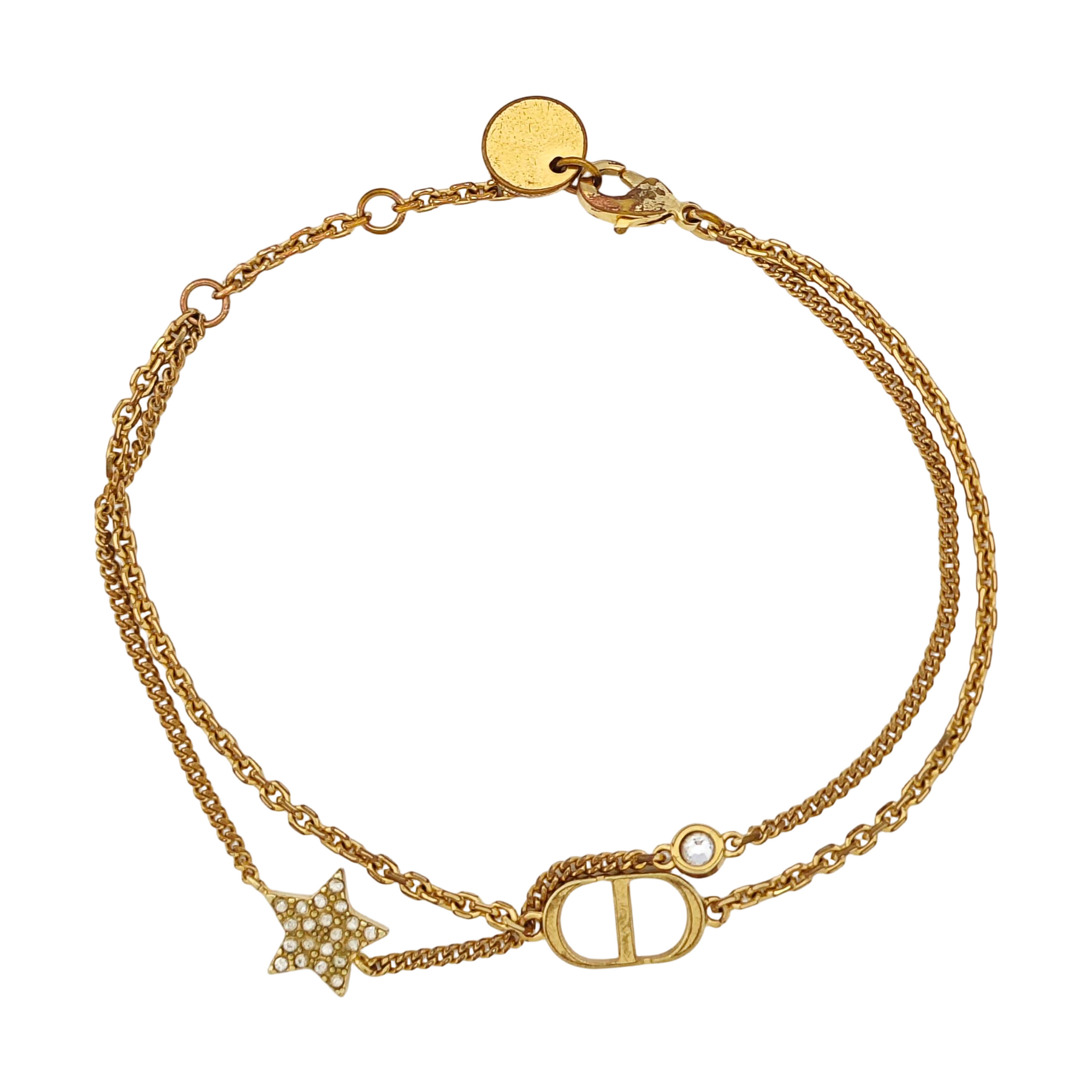 Petit CD Metal Gold Bracelet