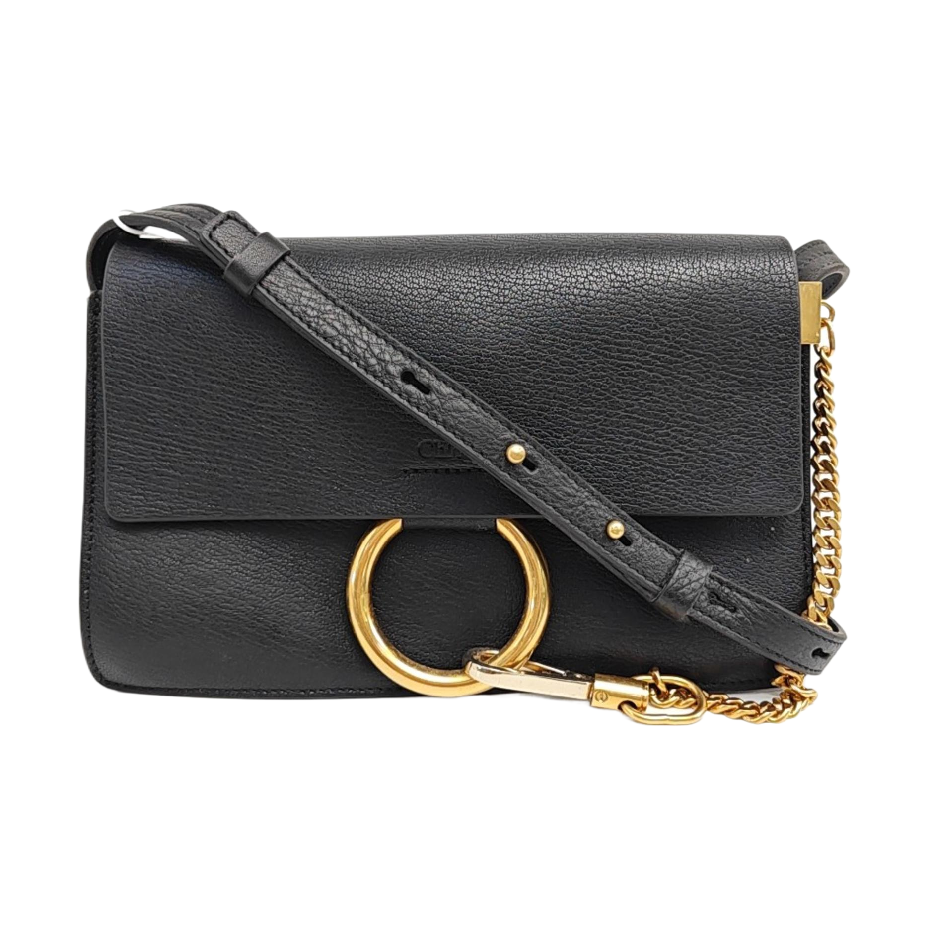 Faye Small Calfskin Black