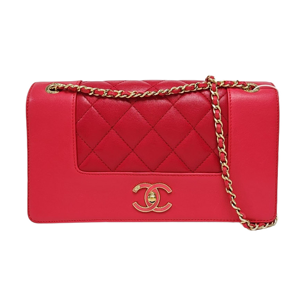 MADEMOISELLE Medium Quilted Lambskin Multicolor