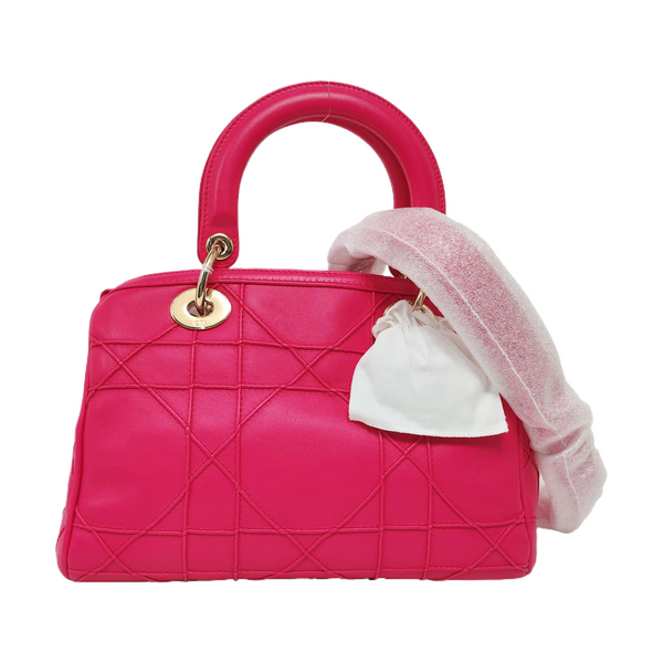 Granville Cannage Calfskin Red