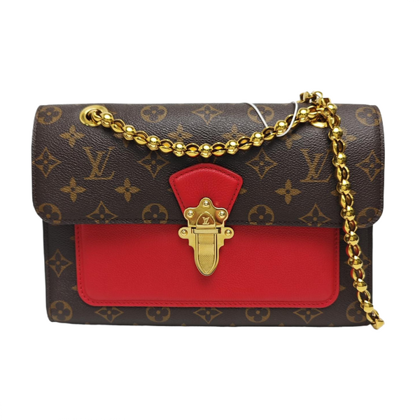VICTOIRE Monogram Coated Canvas Brown