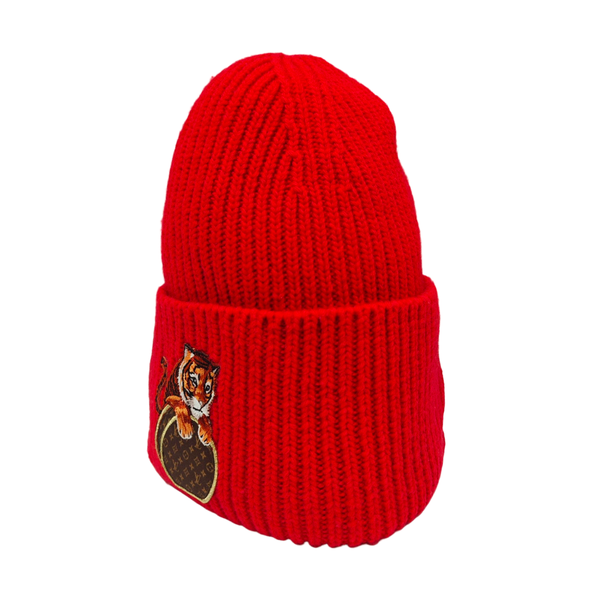 Lambskin Hat Red