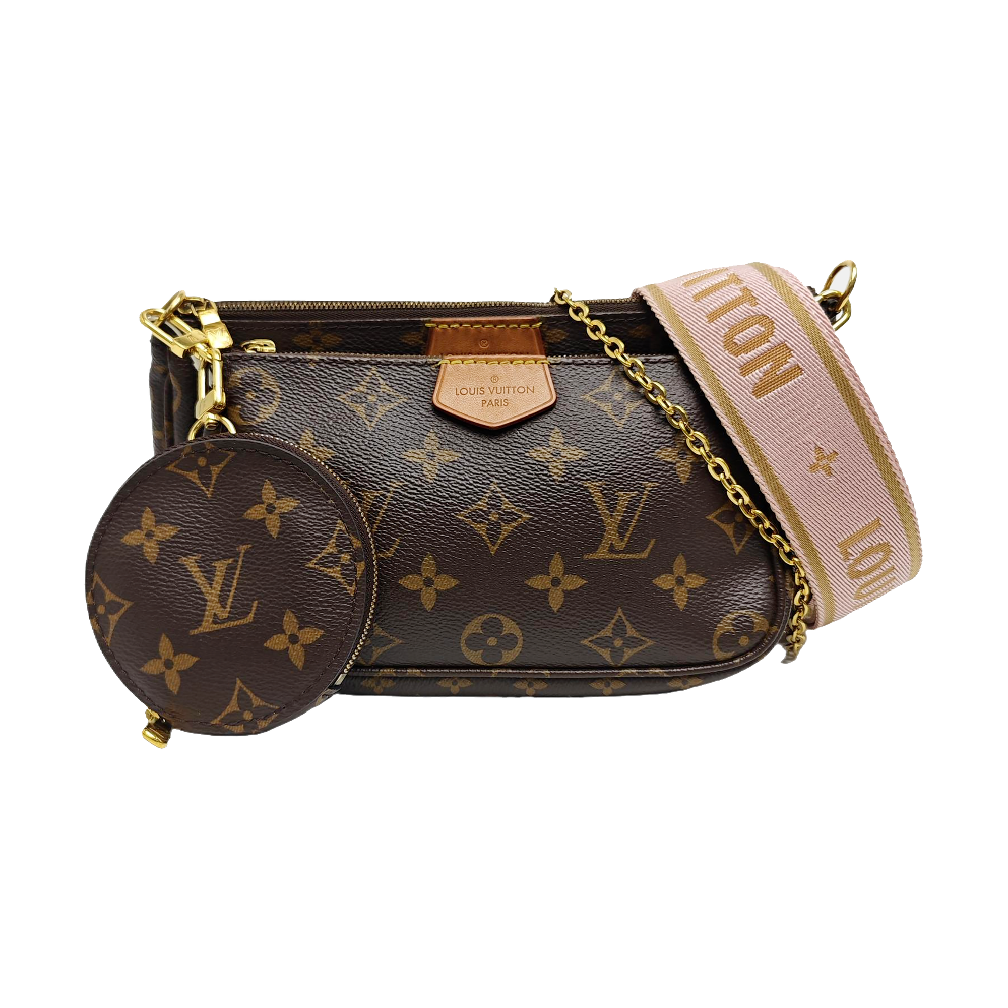 MULTI Monogram Coated Canvas Brown
