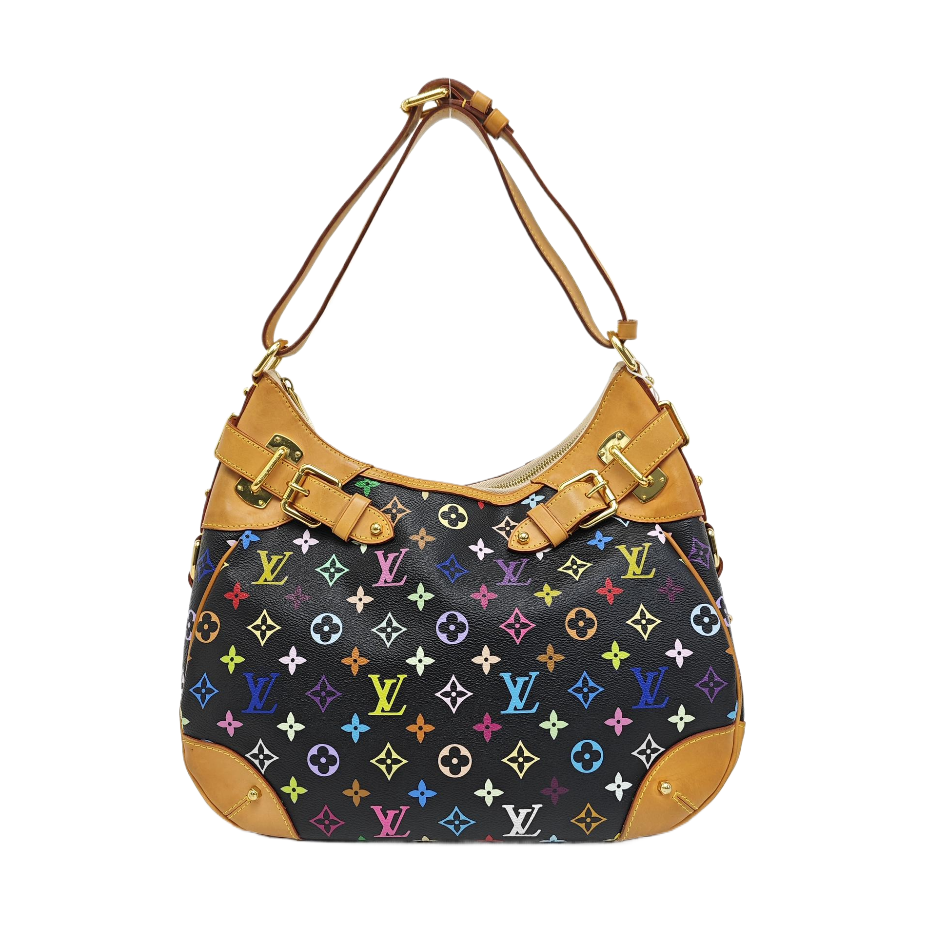 LV × TM GRETA Monogram Coated Canvas Black