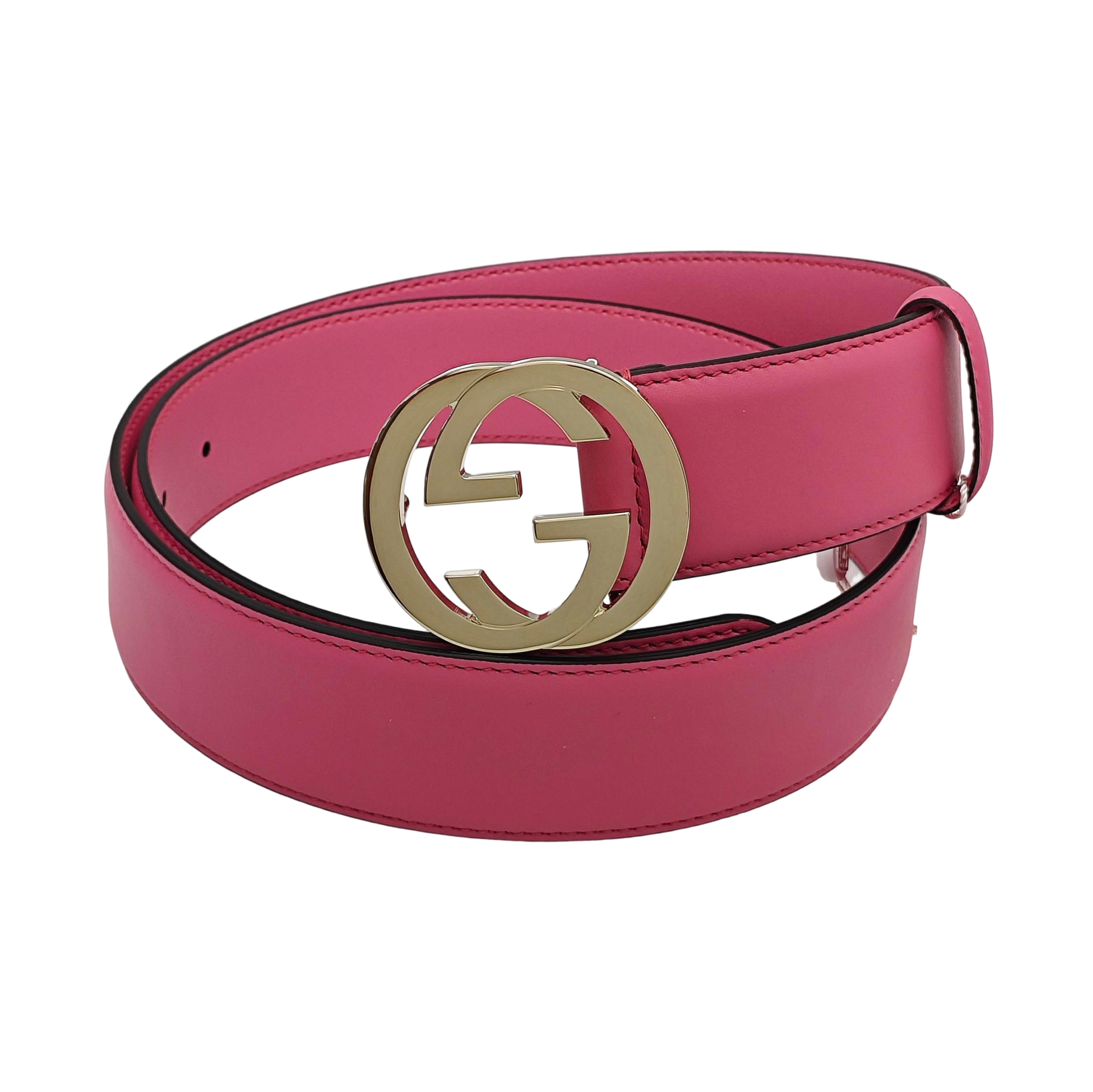 Leather Belt Red