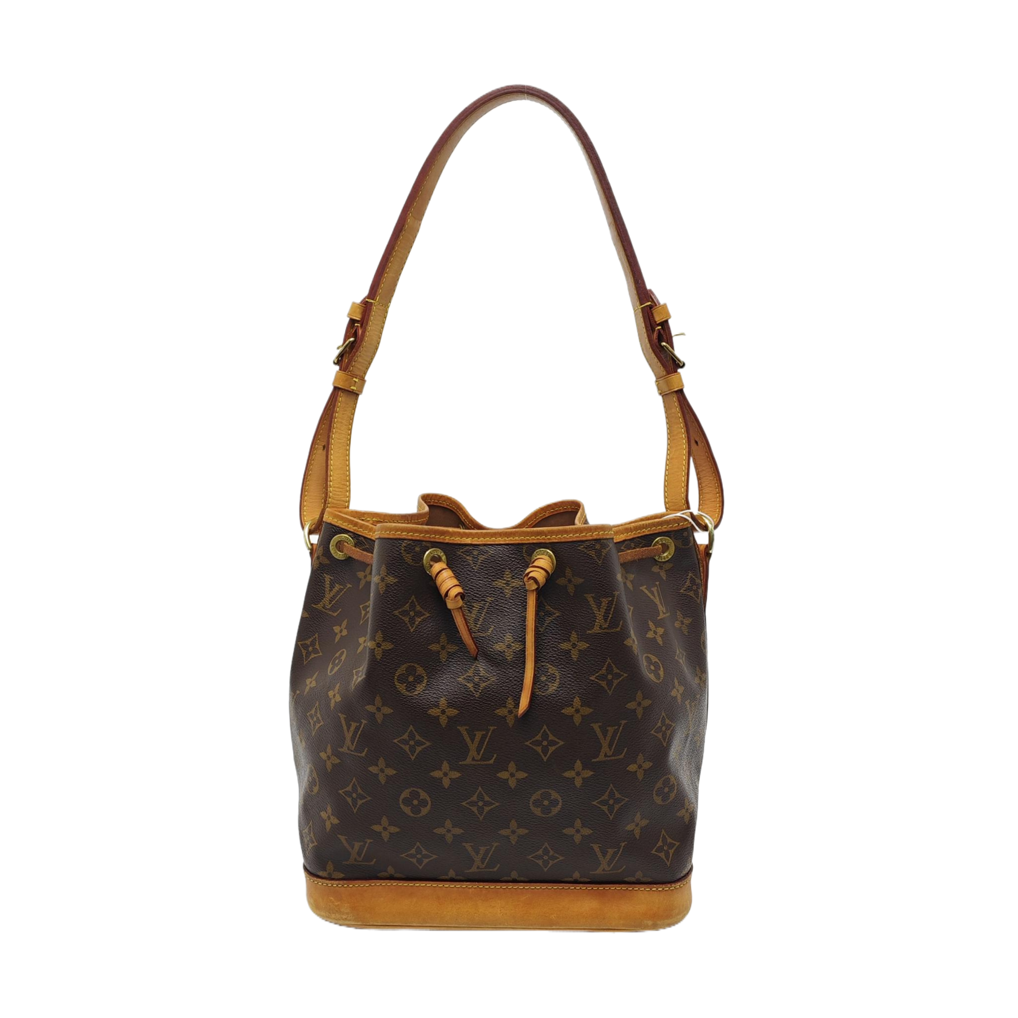 NOÉ MM Monogram Coated Canvas Brown