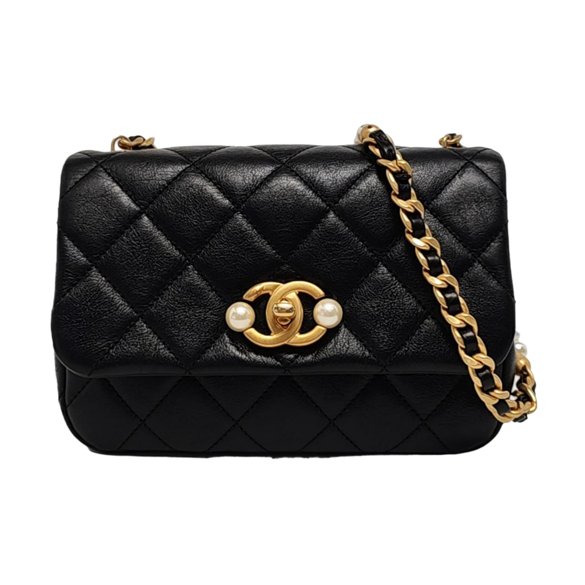 Quilted Calfskin Black