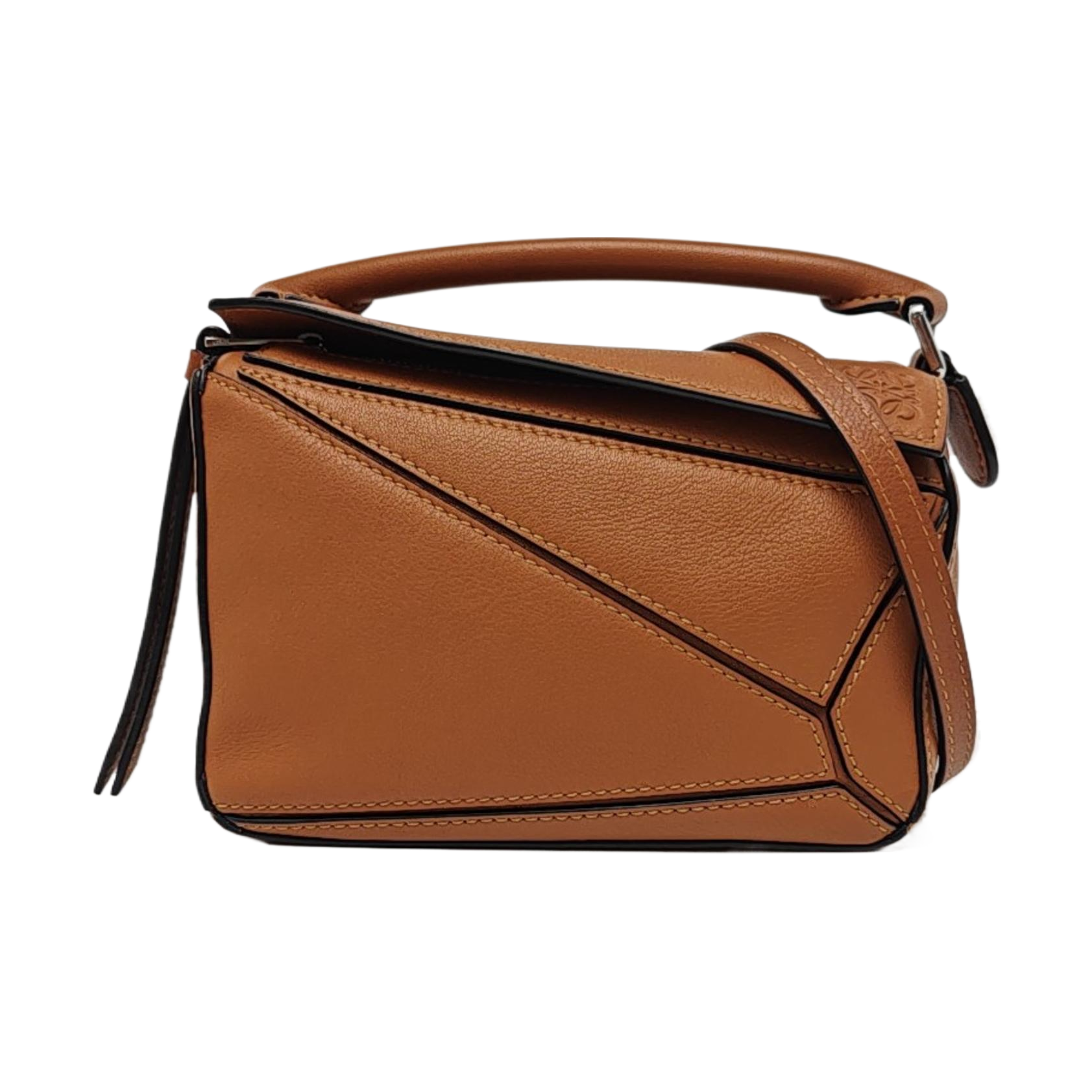 Puzzle Mini Calfskin Brown