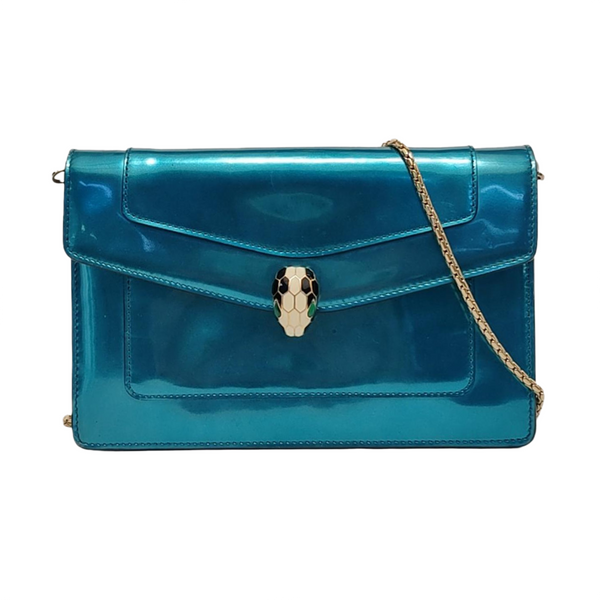 SERPENTI FOREVER Patent Leather Blue