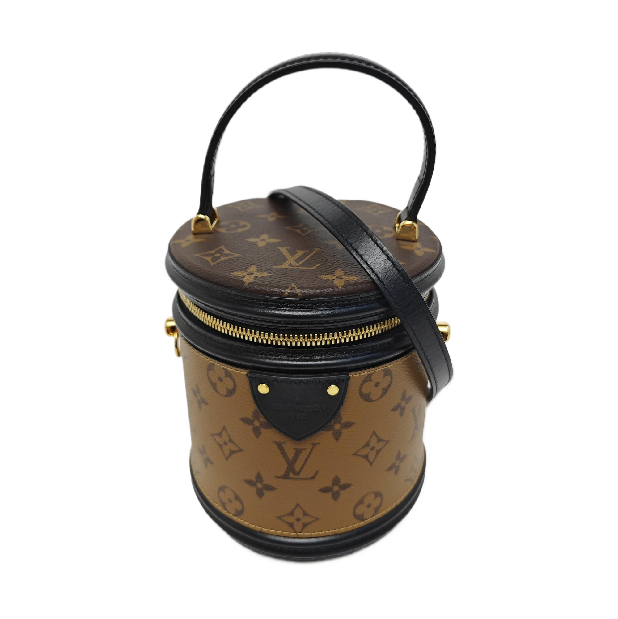 CANNES PM Monogram Coated Canvas Brown