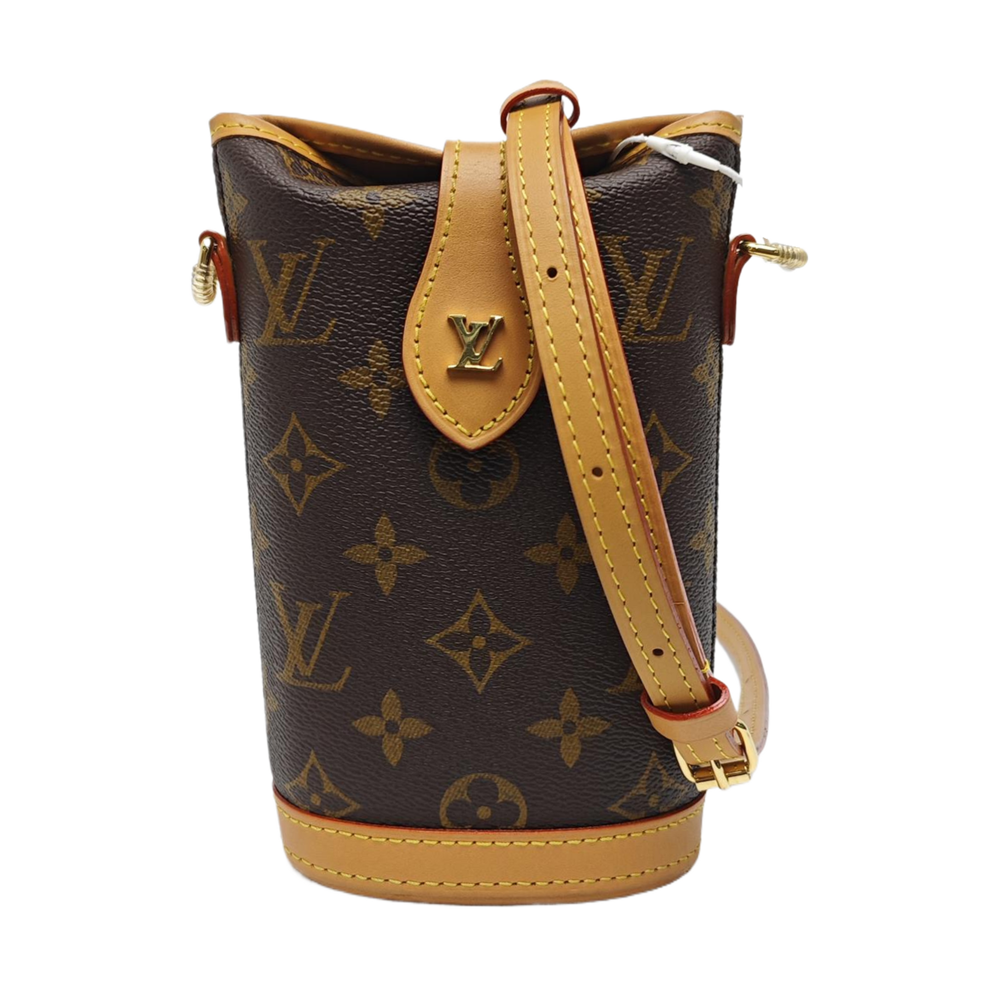 FOLD ME Monogram Coated Canvas Brown