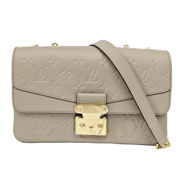 MARCEAU Monogram Calfskin Gray