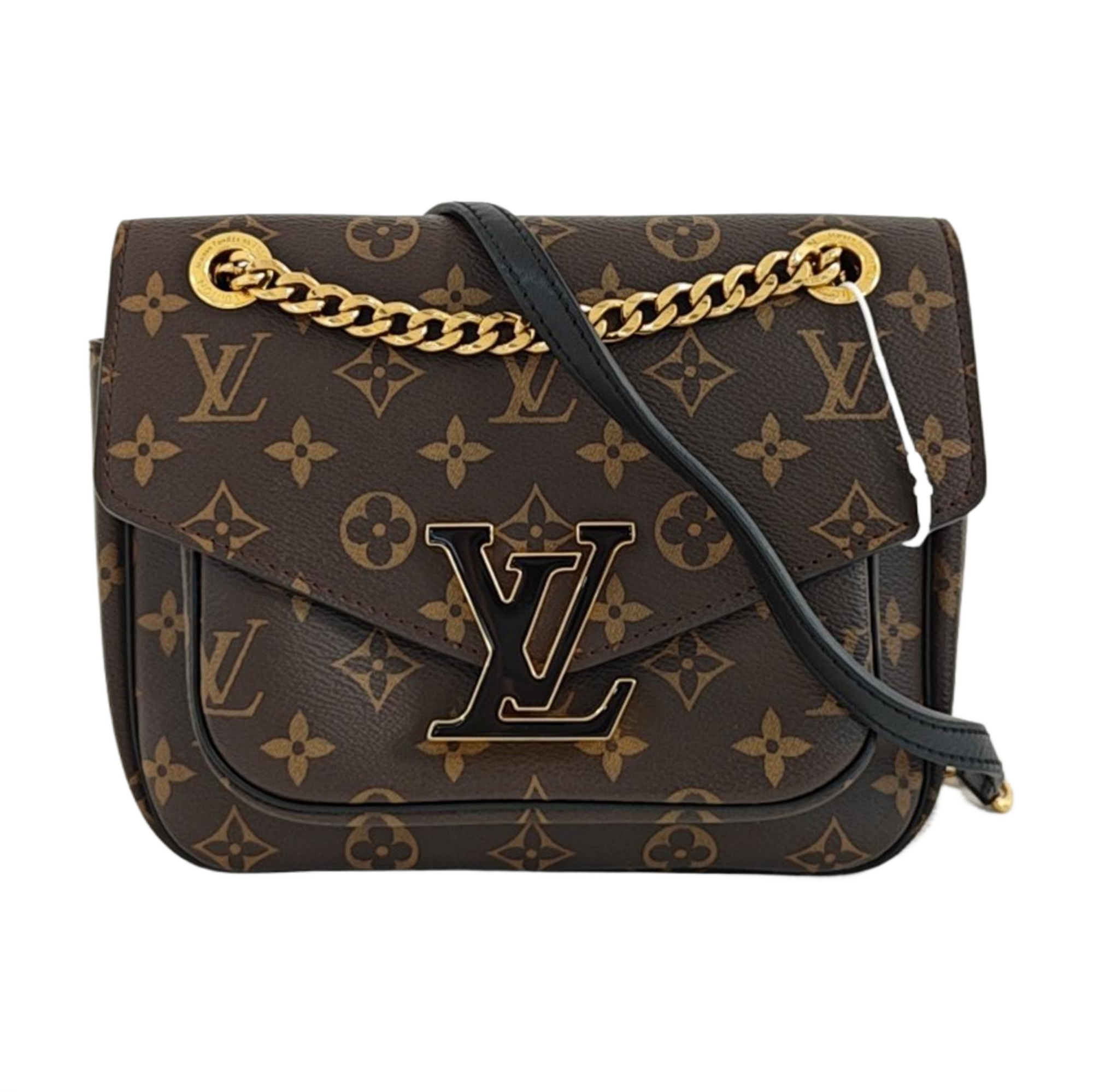 PASSY Monogram Coated Canvas Brown