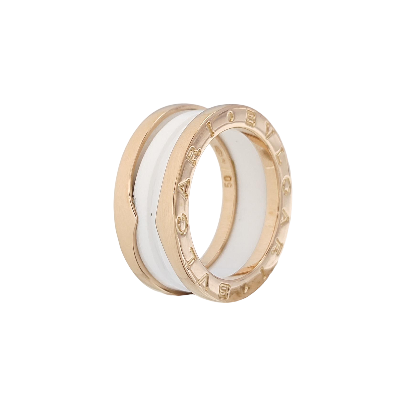 B.ZERO1 18k Rose Gold Ring EU 50