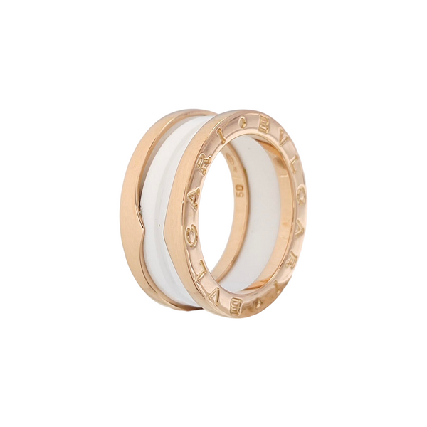 B.ZERO1 18k Rose Gold Ring EU 50