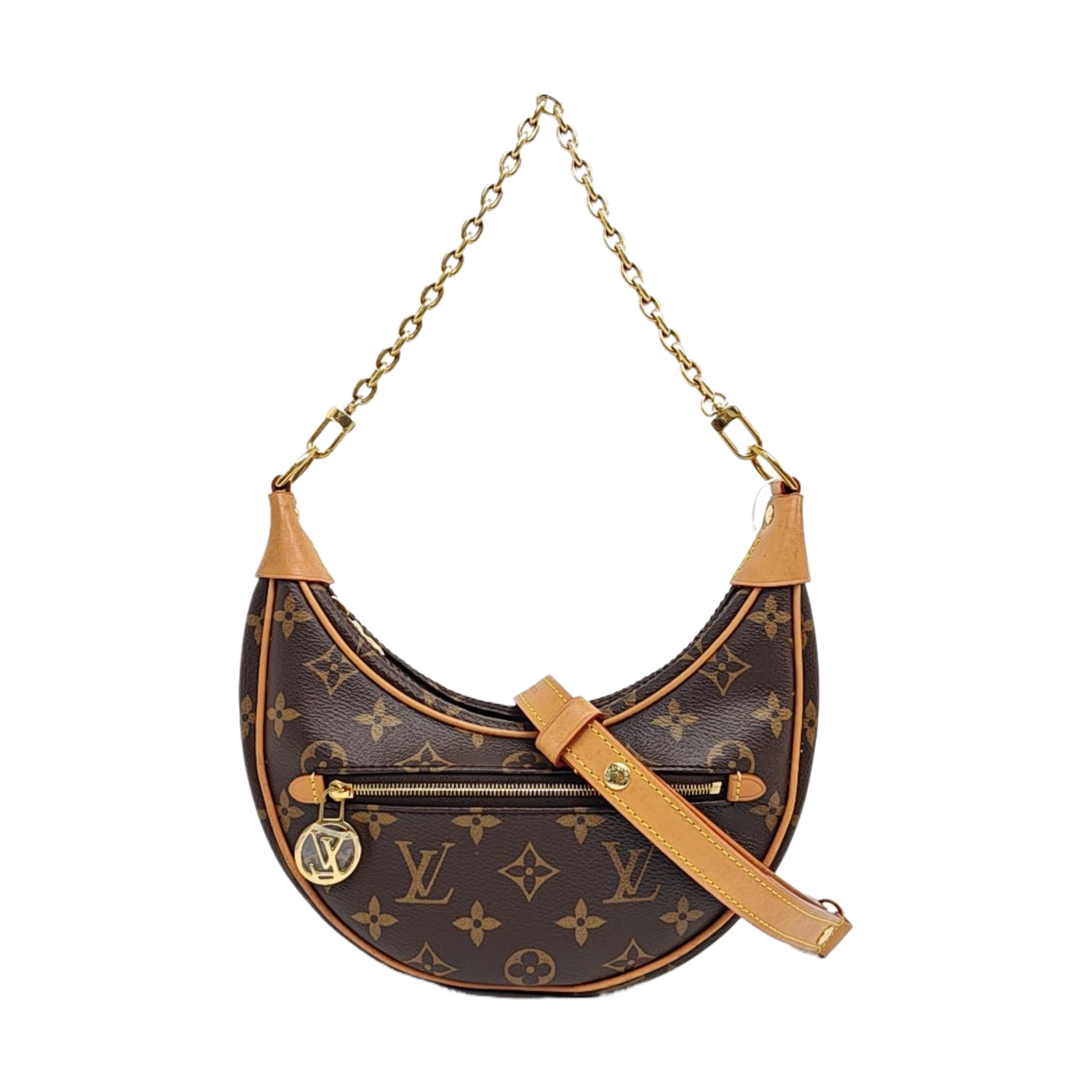 LOOP Monogram Coated Canvas Brown