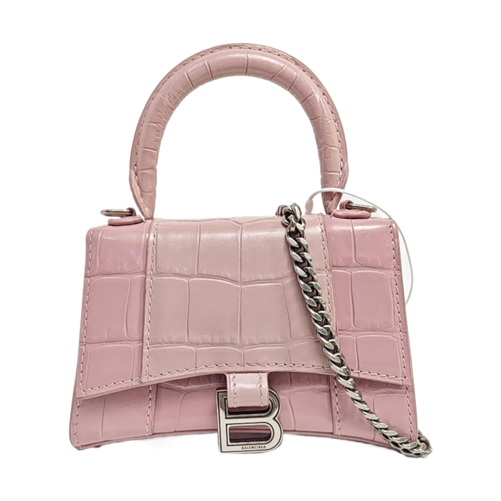 Hourglass Mini Calfskin Pink