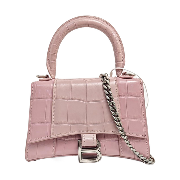 Hourglass Mini Calfskin Pink