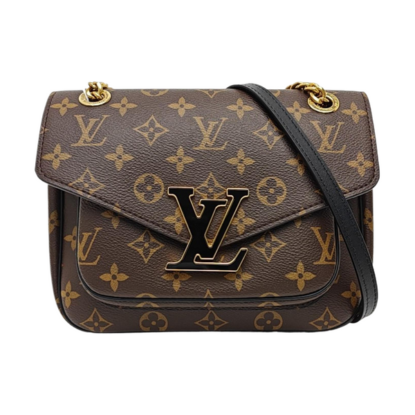 PASSY Monogram Coated Canvas Brown