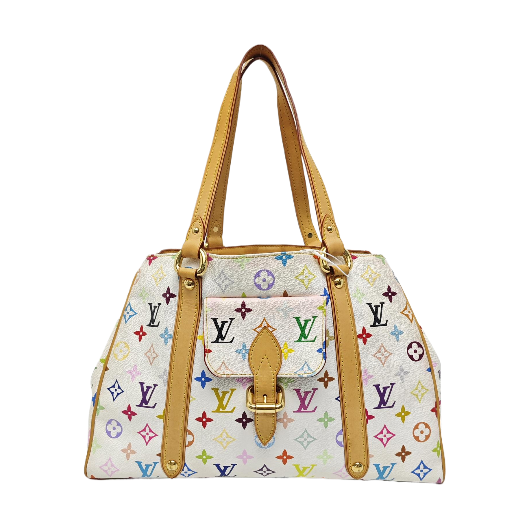 LV × TM AURELIA Monogram Coated Canvas White