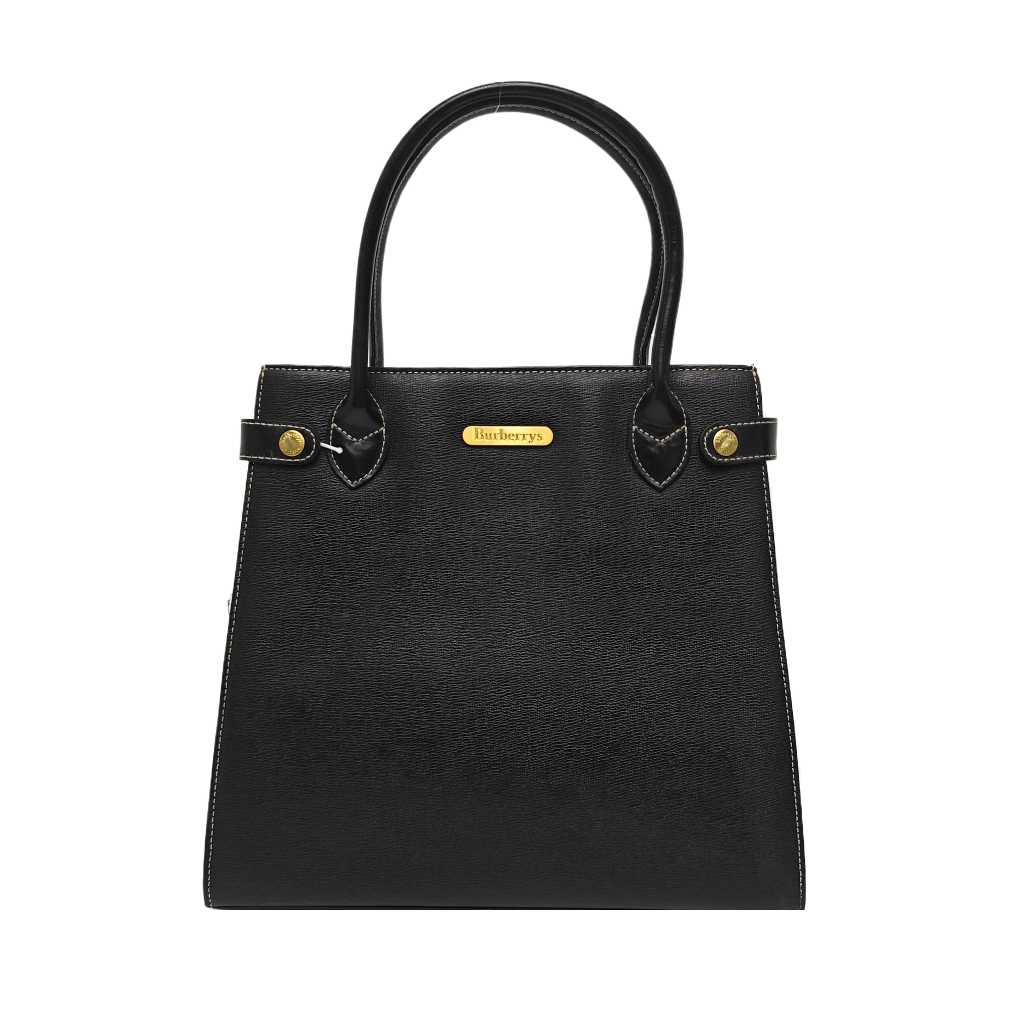 Calfskin Tote Bag Small Black
