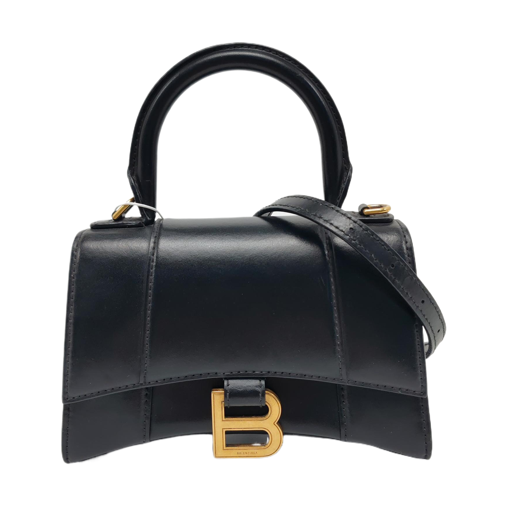 Hourglass XS Calfskin Black
