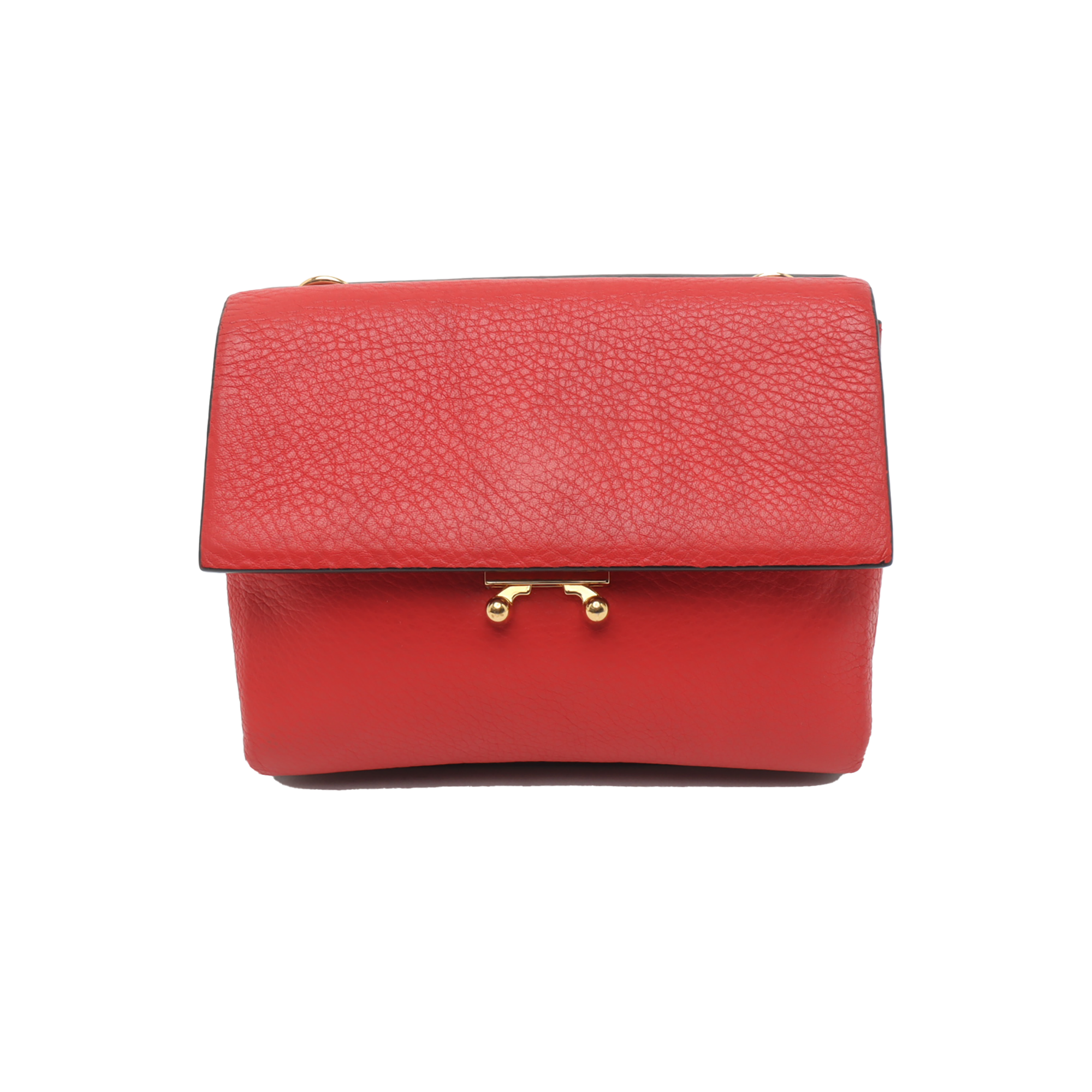 Calfskin Crossbody Bag Red