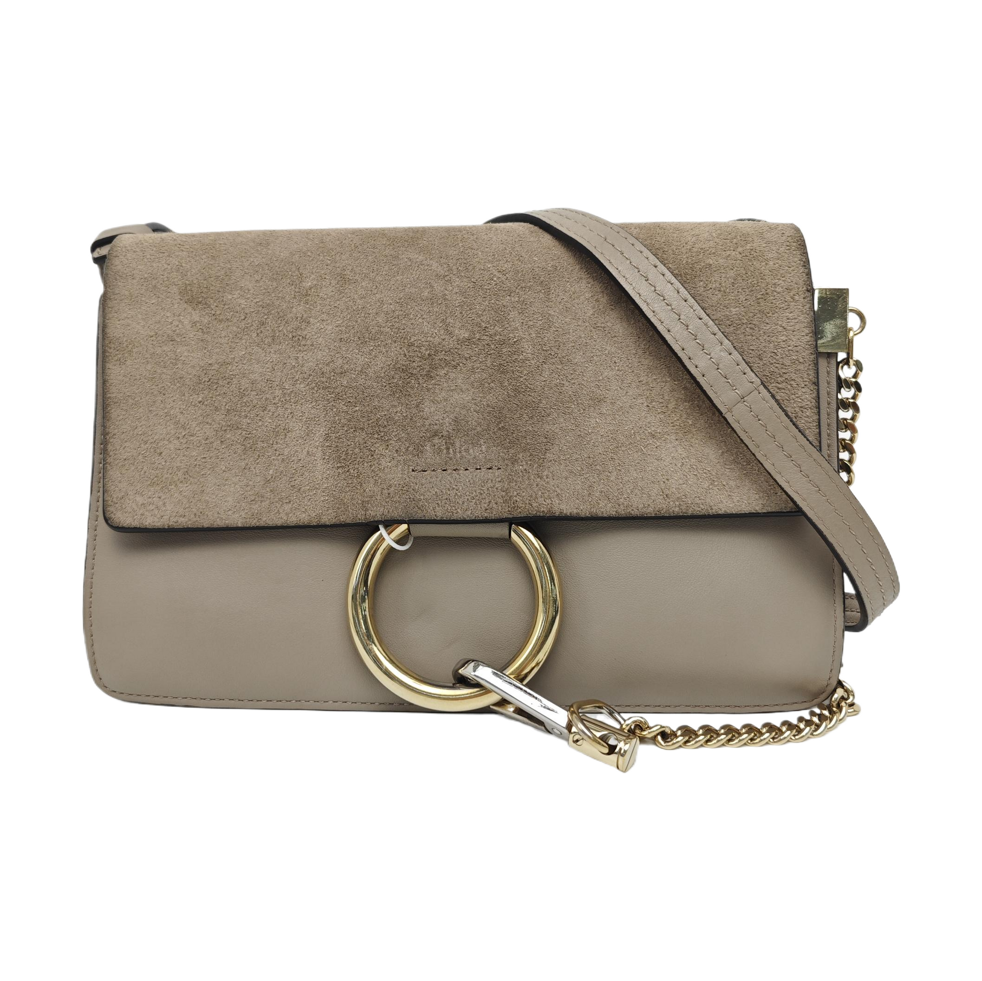 Faye Small Calfskin Gray