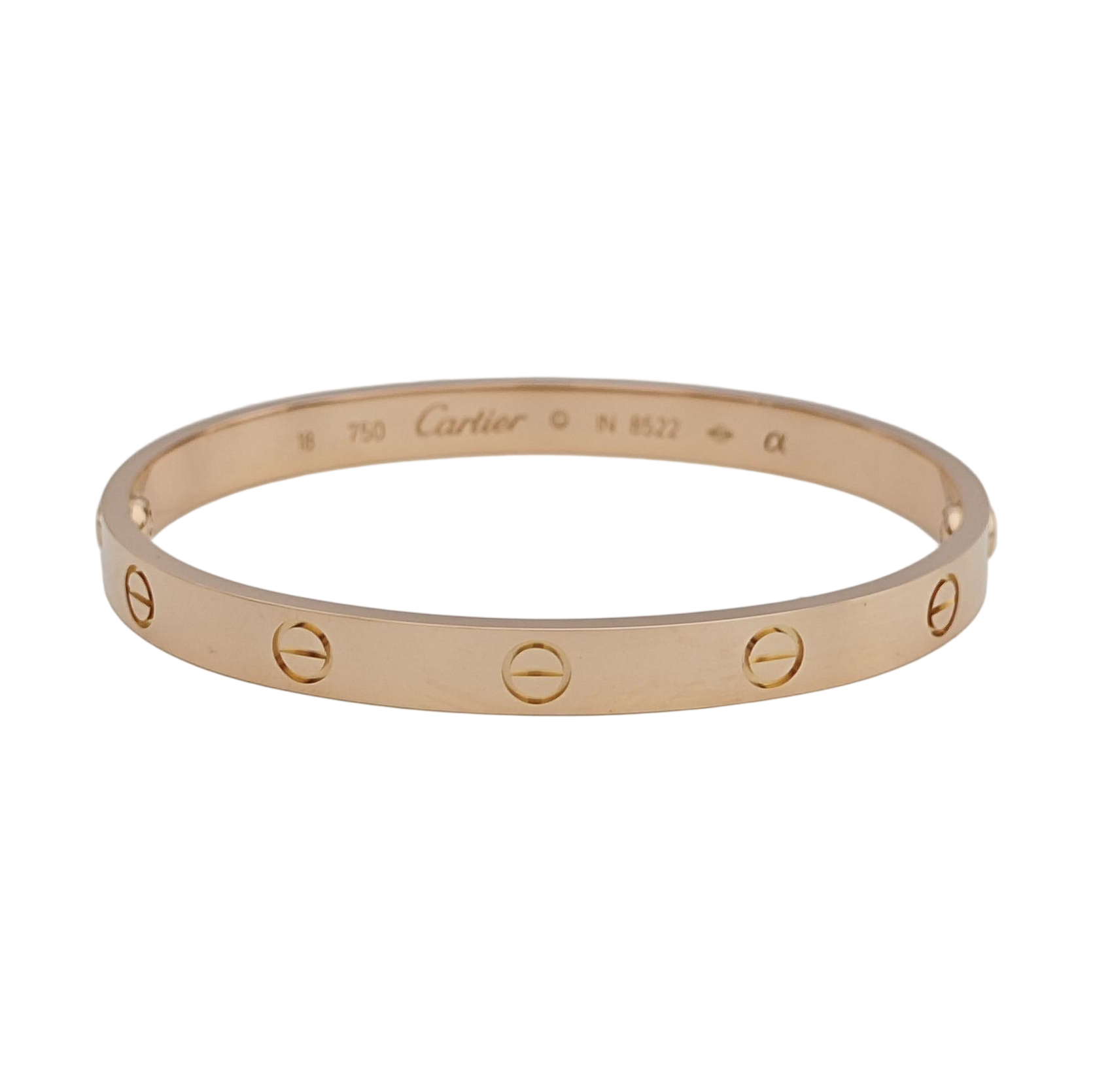 LOVE 18k Rose Gold Bangle