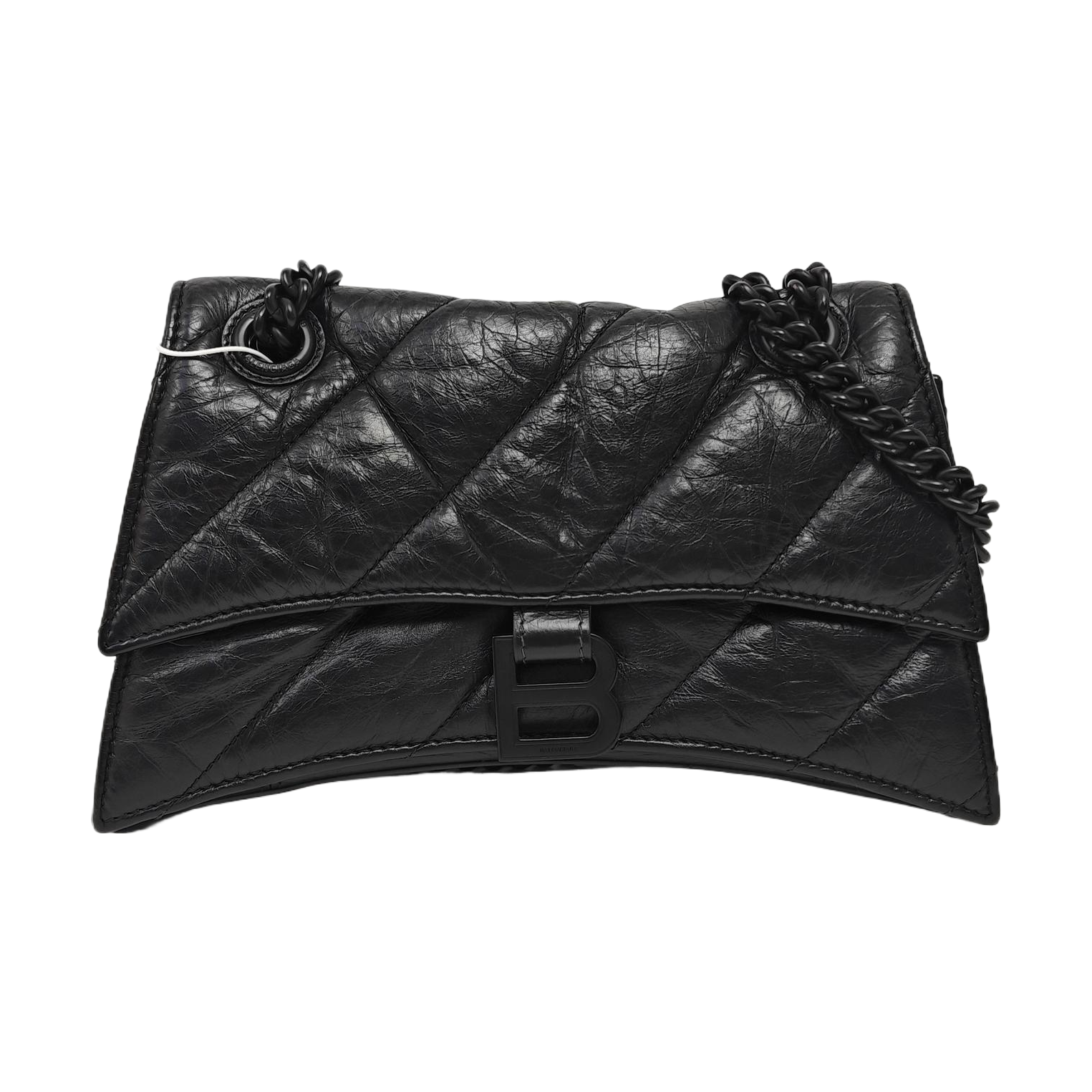 Crush Small Quilted Calfskin Black