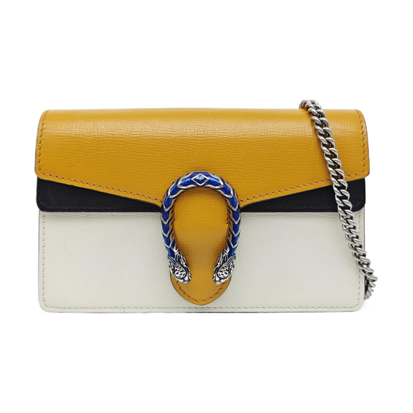 Dionysus Super Mini Calfskin White
