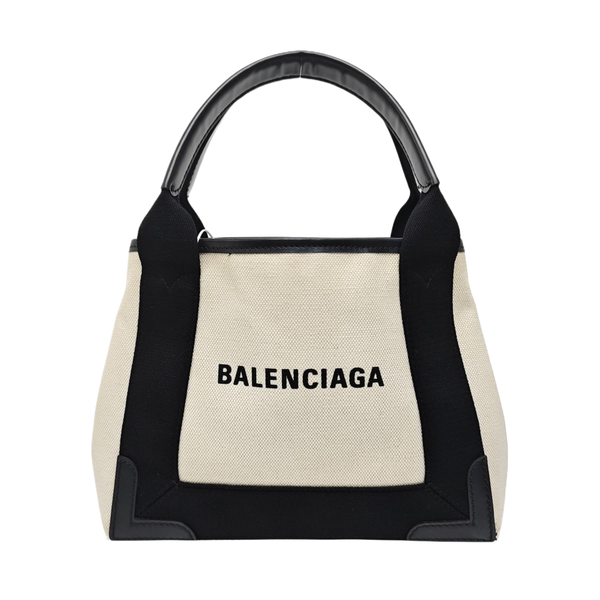 Navy Mini Canvas White