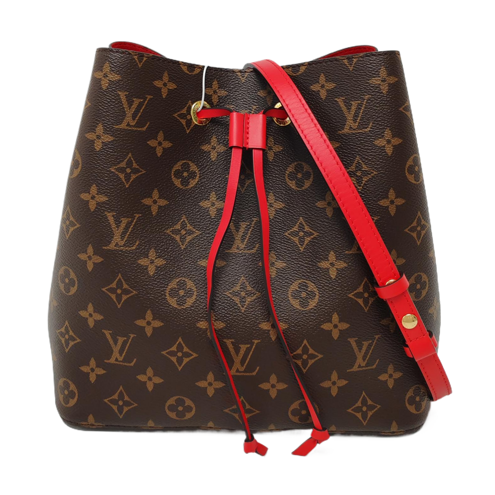 NÉONOÉ MM Monogram Coated Canvas Brown