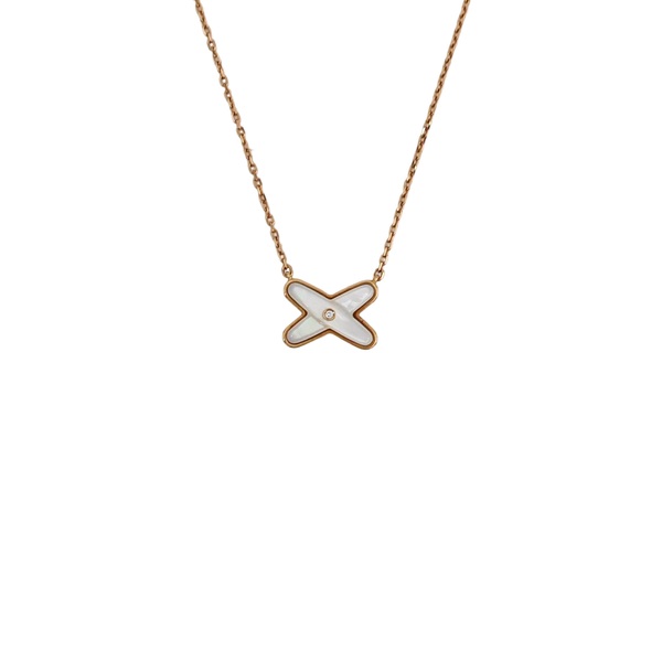 Jeux De Liens 18k Rose Gold Necklace