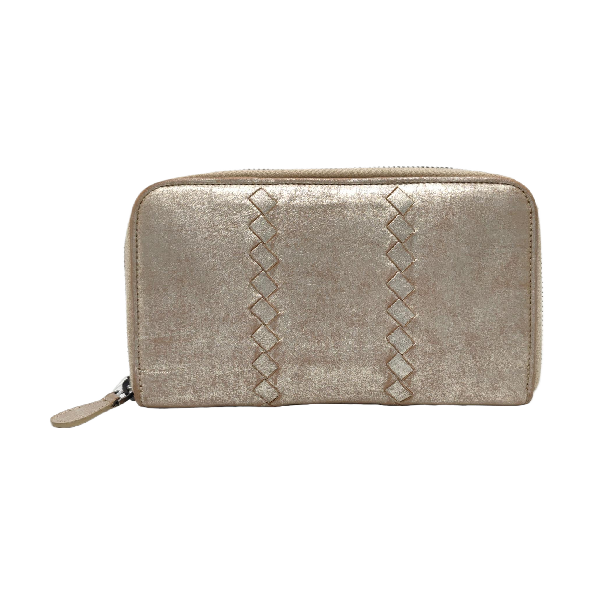 Calfskin Wallet Beige