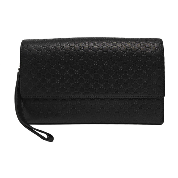 Monogram Calfskin Clutch Black