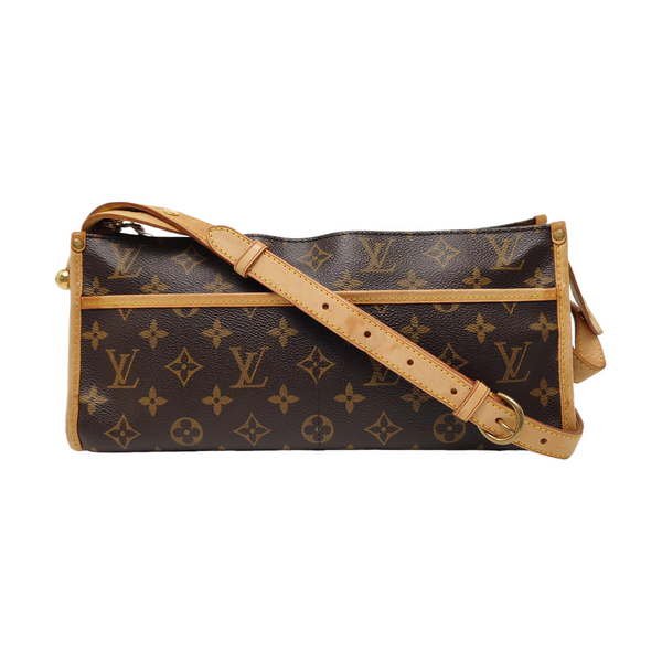 POPINCOURT Monogram Coated Canvas Brown