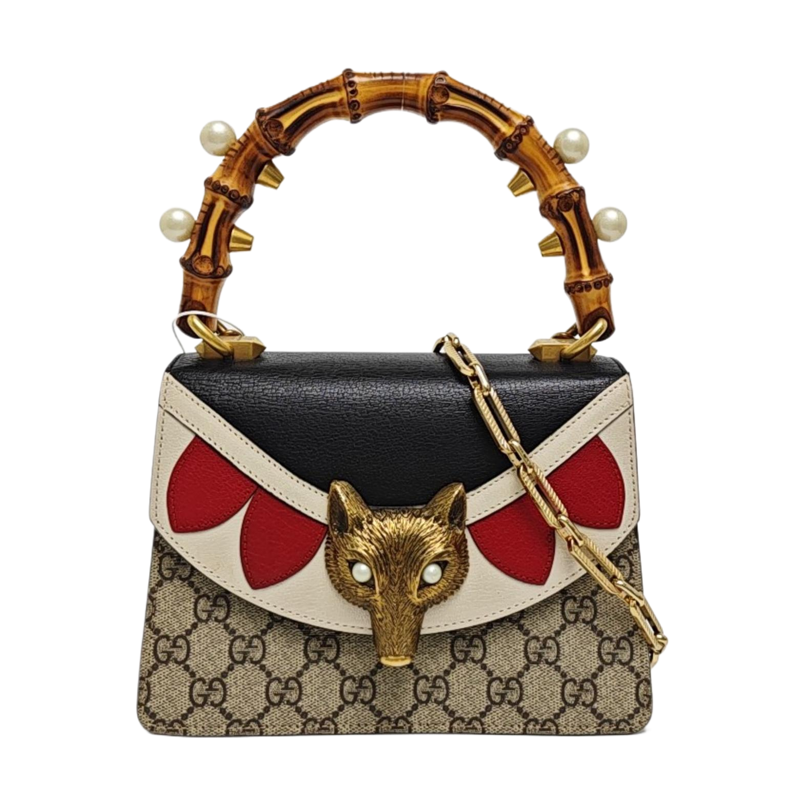 Monogram Coated Canvas Shoulder Bag Beige