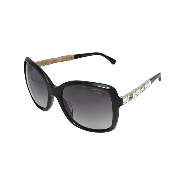 Black Synthetic Sunglasses