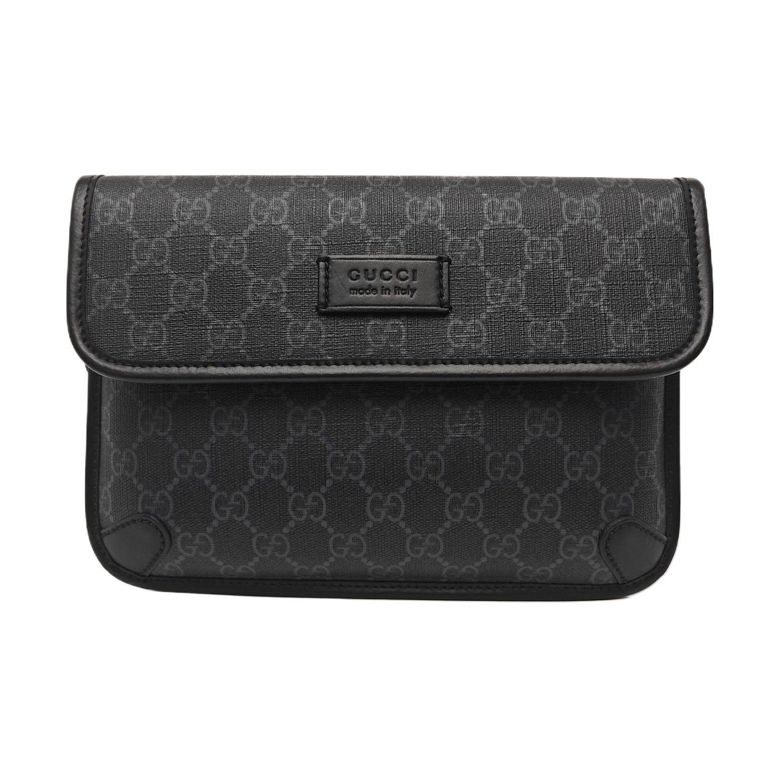Neo Vintage Monogram Coated Canvas Black