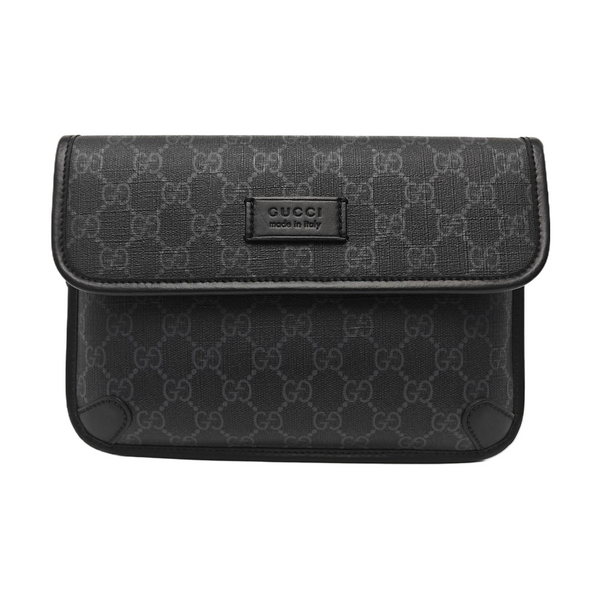 Neo Vintage Monogram Coated Canvas Black