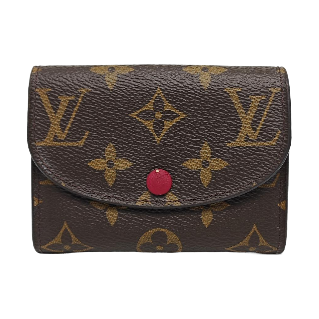 ROSALIE Monogram Coated Canvas Brown Wallet