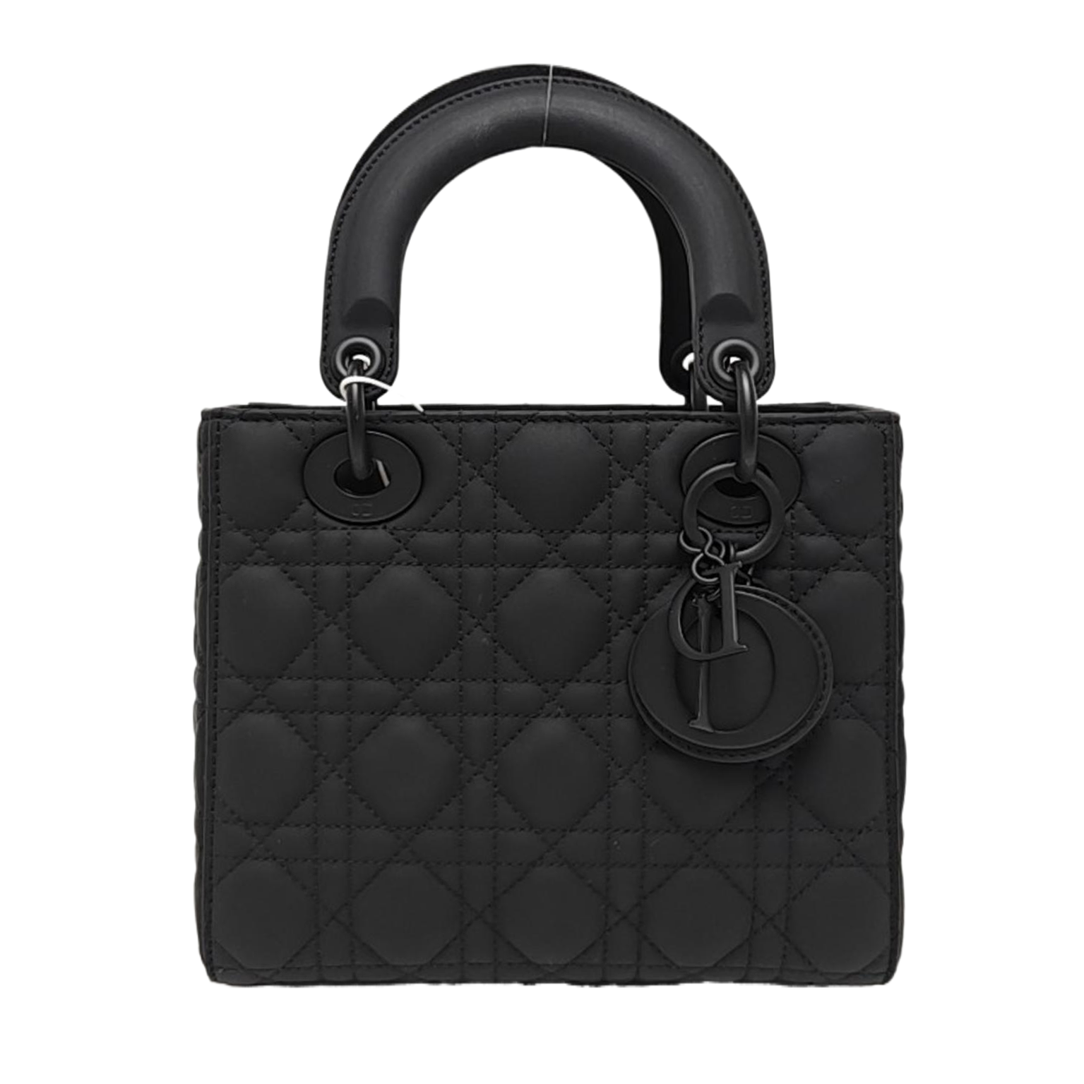 Lady Dior Small Cannage Calfskin Black