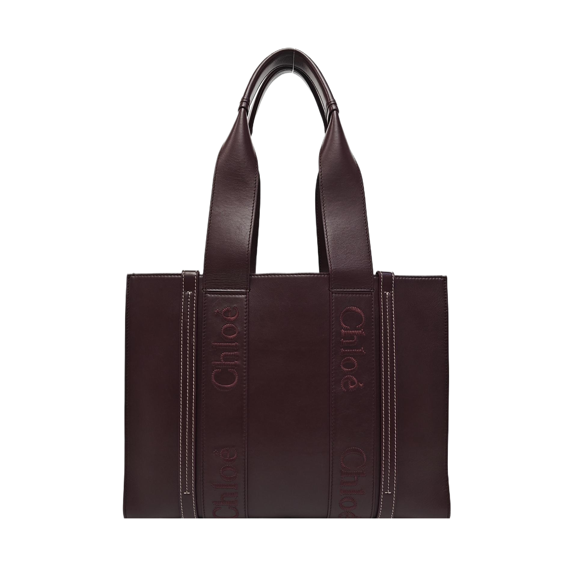 Woody Large Calfskin Red