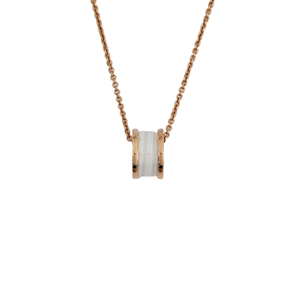 B.ZERO1 18k Rose Gold Necklace