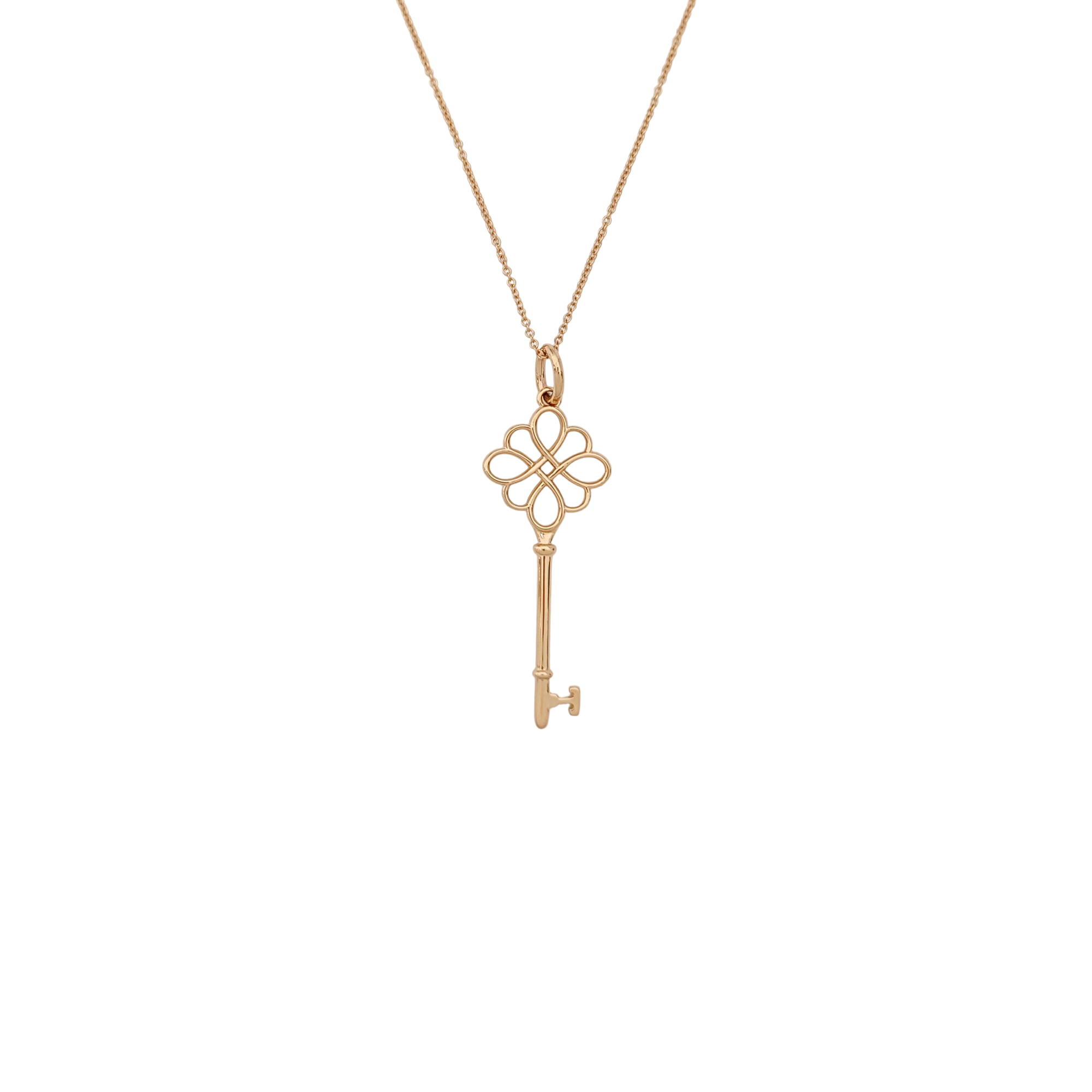 Tiffany Keys 18k Rose Gold Necklace