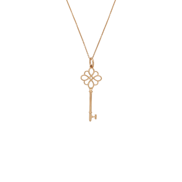 Tiffany Keys 18k Rose Gold Necklace